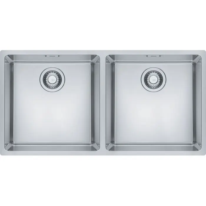 Cuve Maris Inox MRX 120-40-40 - 865 x 440 x 180 mm - sous-meuble 90 cm - vidage automatique - Franke Authentique