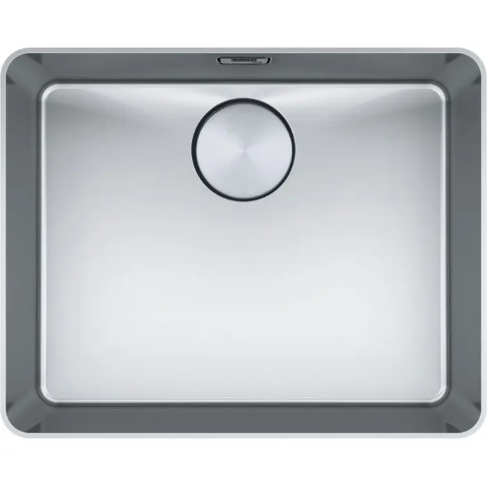 Prix Promo Cuve Mythos MYX 210-50 Inox - 512 x 412 x 200 mm - sous-meuble 60 cm - vidage manuel - Franke