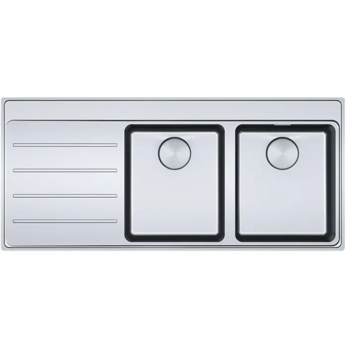 Évier Mythos MYX 221 inox - 1160 x 520 x 175 mm - égouttoir à gauche - sous-meuble 80 cm - vidage automatique - Franke Jusqu'à Épuisement Des Stocks