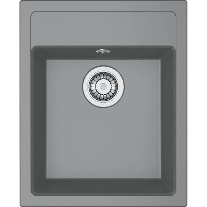 Meilleur Choix Cuve Sirius 2 Tectonite SID610-43 - Urban Grey - 430 x 530 x 200 mm - sous-meuble 45 cm - vidage manuel - Franke