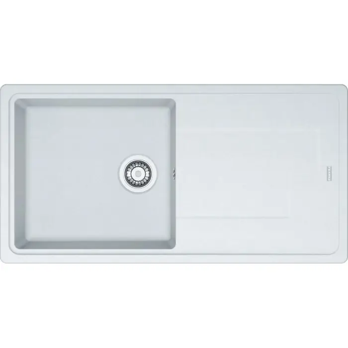 Évier Titan Tectonite TTD 611-97 - blanc - 970 x 500 x 190 mm - sous-meuble 60 cm - vidage manuel - Franke Offre Exclusive