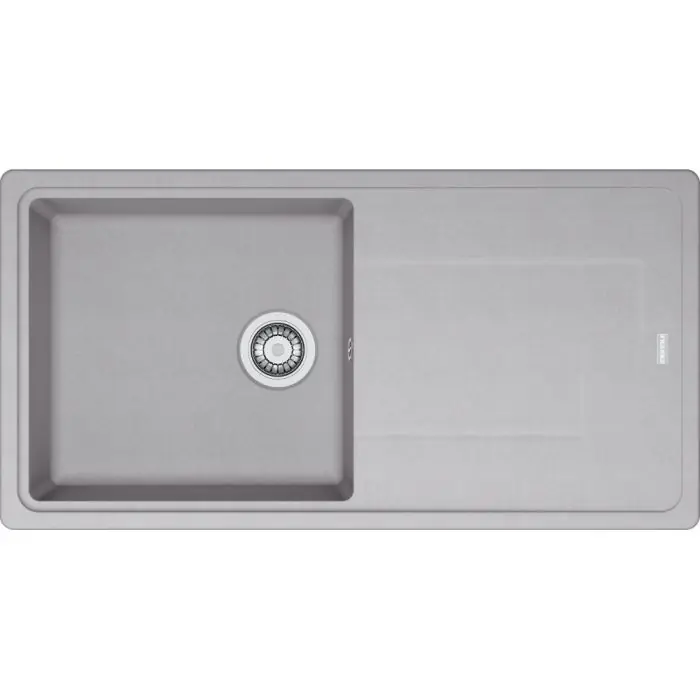 Évier Titan Tectonite TTD 611-97 - platinum - 970 x 500 x 190 mm - sous-meuble 60 cm - vidage manuel - Franke Offre Du Jour