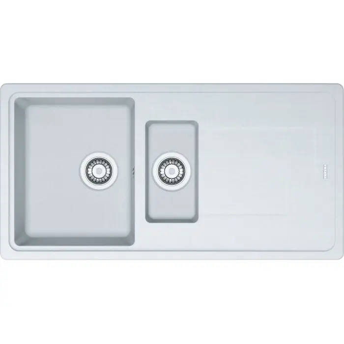 Évier Titan tectonite TTD 651 - Blanc - 970 x 500 x 200 mm - sous-meuble 60 cm - vidage manuel - Franke Offre Limitée