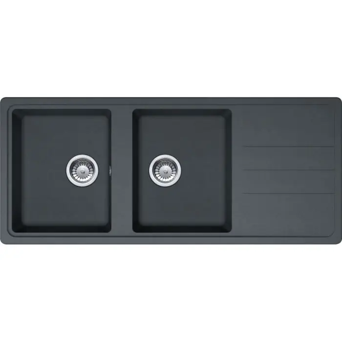 Évier Opale 621 Tectonite - graphite - 970 x 500 x 190 mm - sous-meuble 80 cm - vidage manuel - Franke Promotion Saisonnière