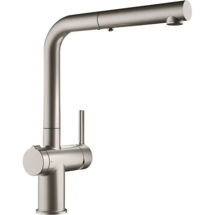 Mitigeur ACTIVE TWIST douchette double jet - nickel brossé - Franke Offre Spéciale