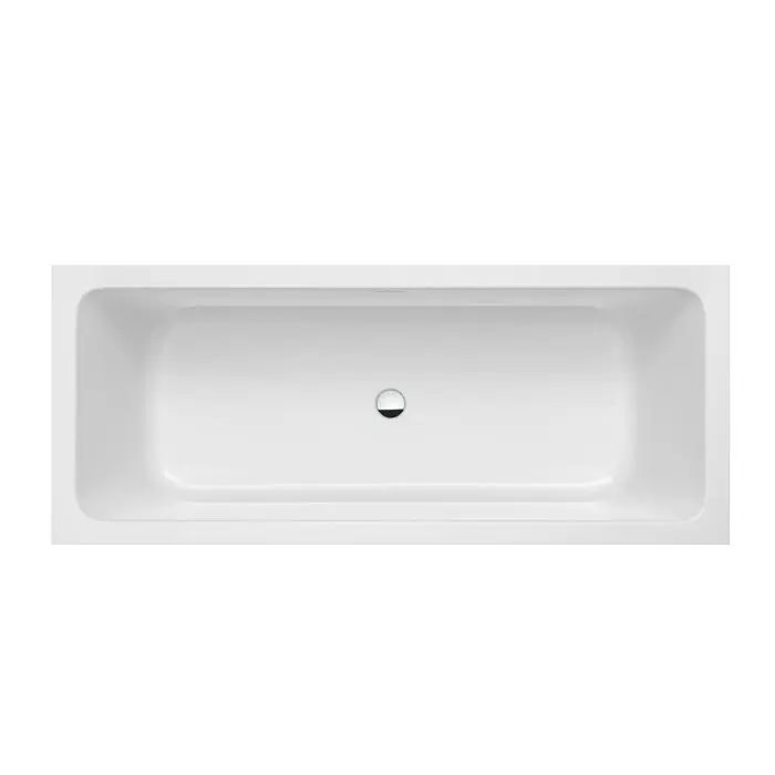 Baignoire rectangulaire à encastrer ONA 277L en Stonex 1700 x 700 mm avec vidage et siphon Achetez Aujourd'hui