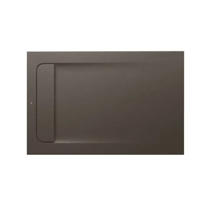 Receveur de douche extra plat en Stonex® Aquos - 1000x700mm - Café Prix Bas