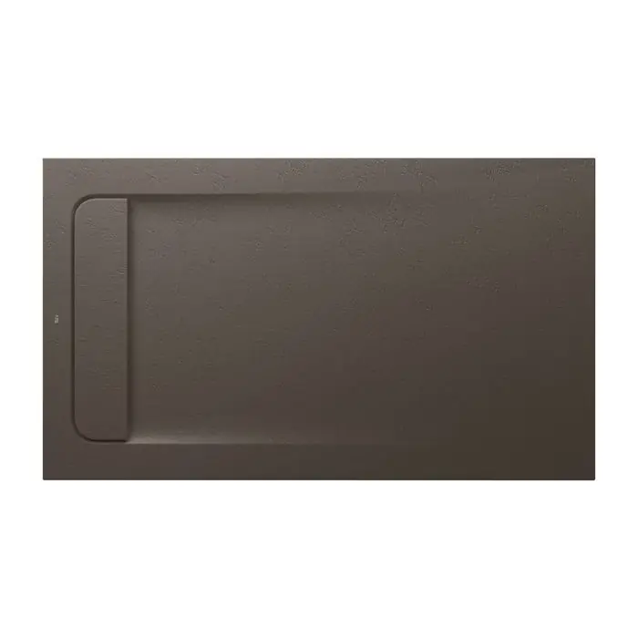 Must-Have Receveur de douche extra plat en Stonex® Aquos - 1200x700mm - Café