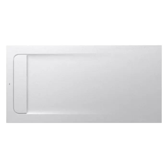 Nouvelle Collection Receveur de douche extra plat en Stonex® "Aquos" - 1400 x 700mm - Blanc - Roca