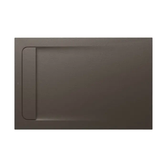 Receveur de douche extra plat en Stonex® Aquos - 1200x800mm - Café Expédié Aujourd'hui