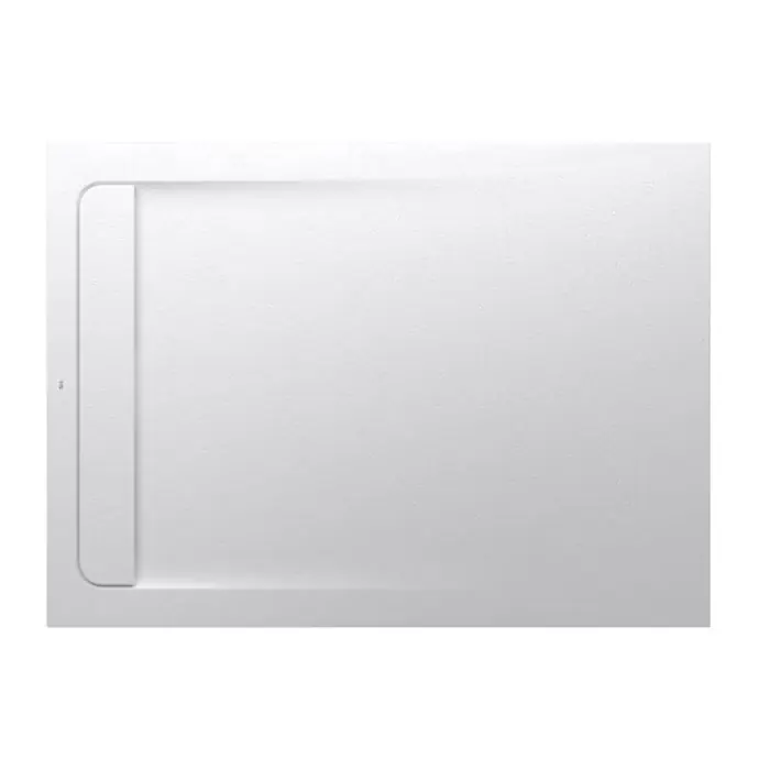 Receveur de douche extra plat en Stonex® Aquos - 1400x900mm - Blanc Dernière Chance