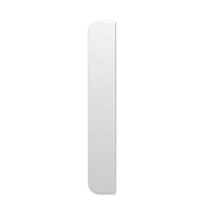 Soldes Cache vidage en Stonex® Blanc pour receveur de douche Aquos 900 mm