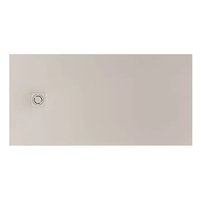 Receveur de douche extra plat en Stonex® Terran-N + Grille Twist - 1600x800mm - Beige Meilleur Prix