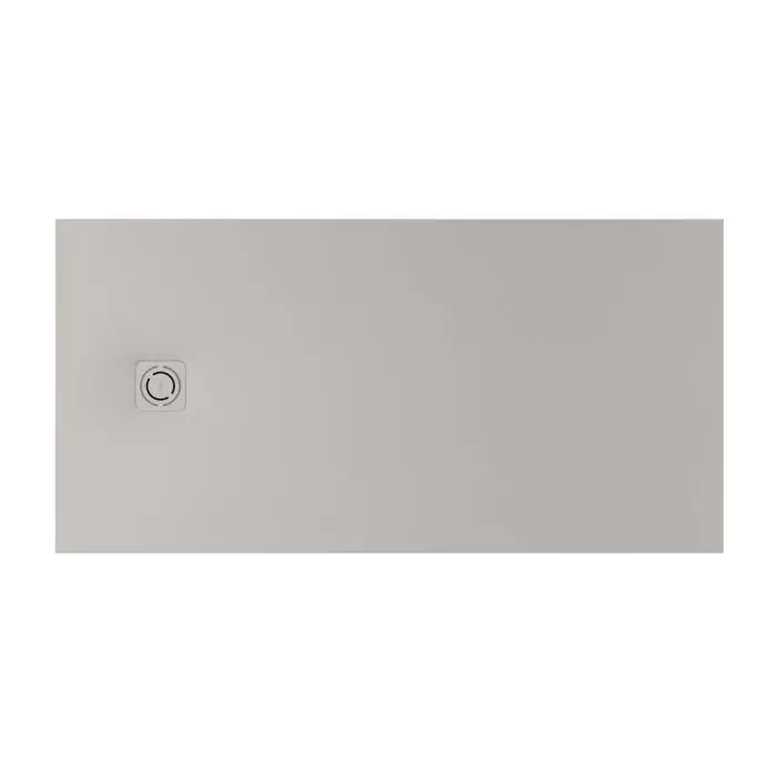 Satisfait Ou Remboursé Receveur de douche extra plat en Stonex® Terran-N + Grille Twist - 1800x800mm - Perle