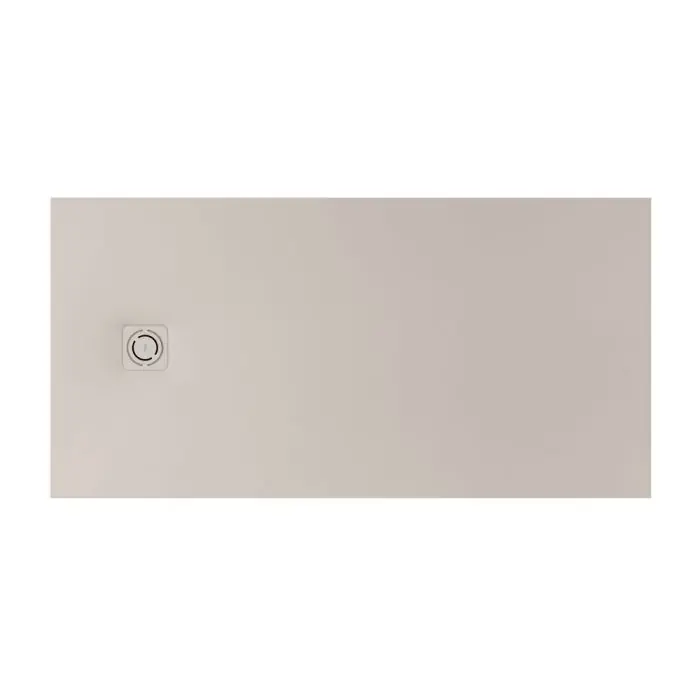 Receveur de douche extra plat en Stonex® Terran-N + Grille Twist - 1800x800mm - Beige Meilleur Prix