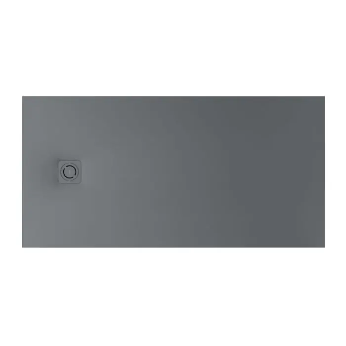 Receveur de douche extra plat en Stonex® Terran-N+Grille Twist - 1000x900mm - Gris Ardoise Haute Qualité