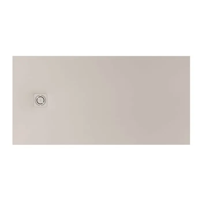 Receveur de douche extra plat en Stonex® Terran-N+Grille Twist - 1000x900mm - Beige Haute Qualité