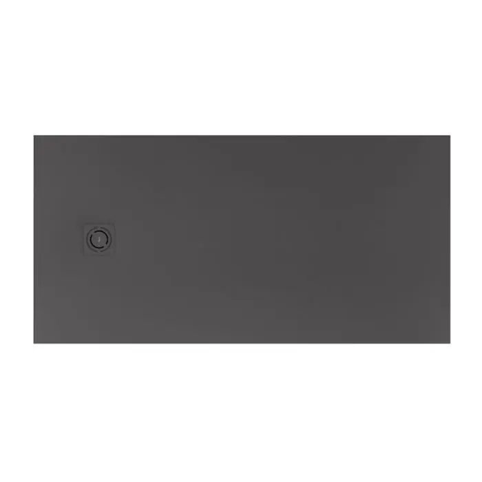 Receveur de douche extra plat en Stonex® Terran-N+Grille Twist - 1400x900mm - Onyx Offre Spéciale