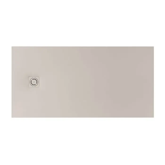 Receveur de douche extra plat en Stonex® Terran-N+Grille Twist - 1400x900mm - Beige Nouvelle Collection