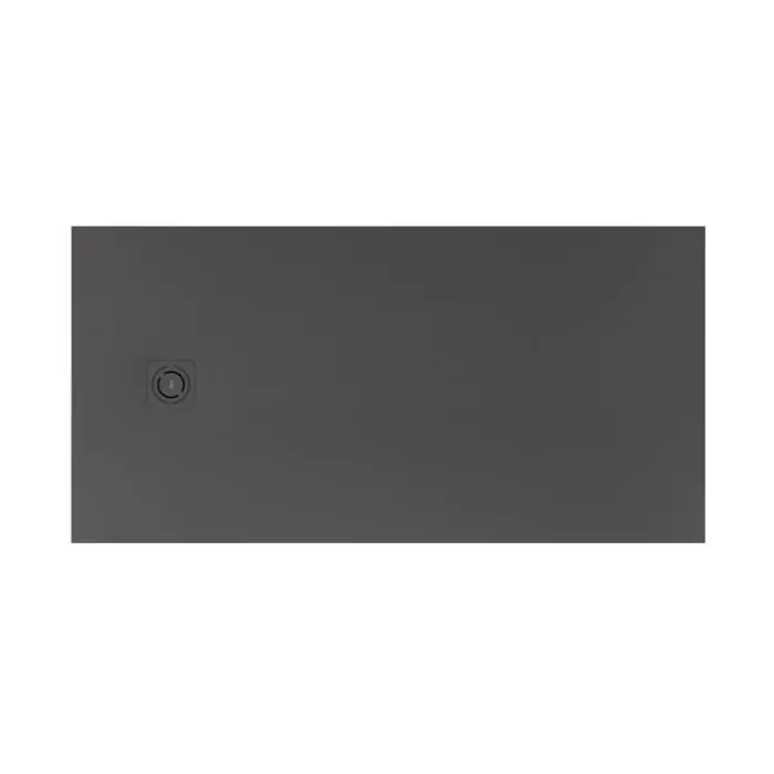 Receveur de douche extra plat en Stonex® Terran-N+Grille Twist - 1600x900mm - Onyx Prix Promo