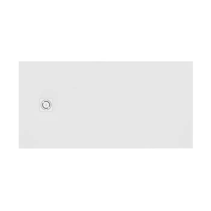 Meilleur Prix Receveur de douche extra plat en Stonex® Terran-N+Grille Twist - 2000x1000mm - Blanc
