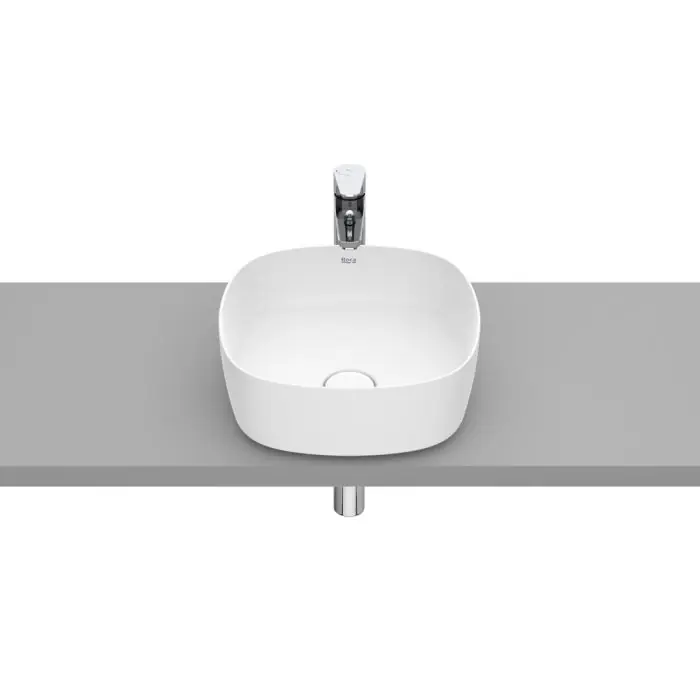 Vasque à poser en fineceramic Inspira Soft - 370x370x140mm - blanc mat Offre Spéciale