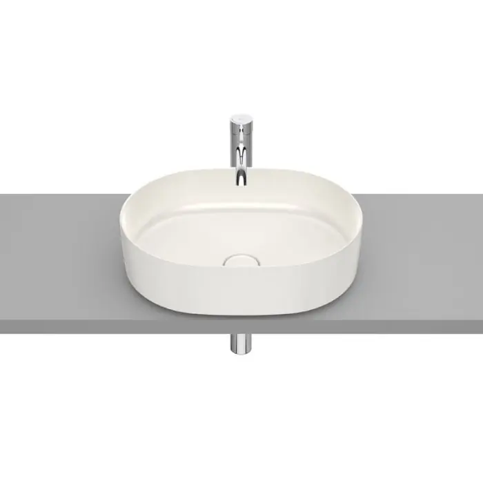 Vasque à poser en fineceramic "Inspira" Round - 500x370x140mm - Beige Certifié