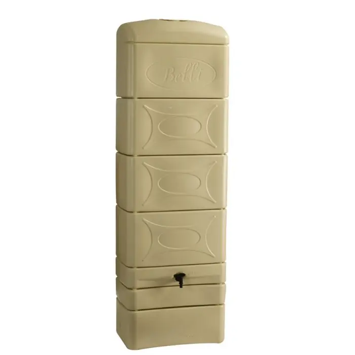 Dernier Modèle Récupérateur à eau Déco 300 litres beige