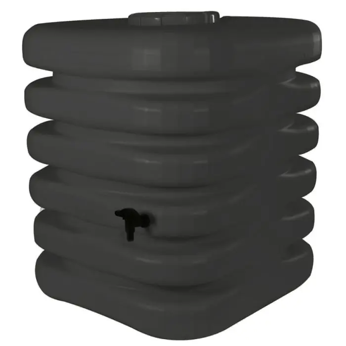 Satisfait Ou Remboursé Récupérateur à eau Cubique 1000 litres anthracite avec couvercle