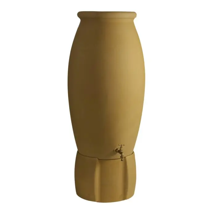 Meilleur Choix Récupérateur à eau rotomoulé Jarre 235 litres beige