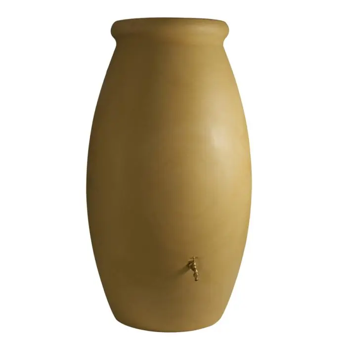 Commander Maintenant Récupérateur à eau rotomoulé Jarre 500 litres beige