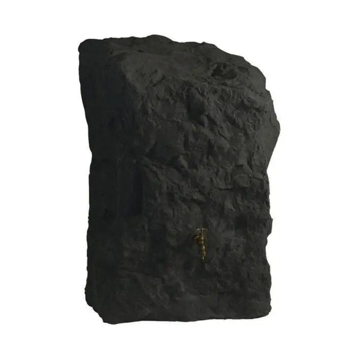 Prix Choc Récupérateur à eau rotomoulé Rocher 300 litres anthracite avec couvercle clipsé