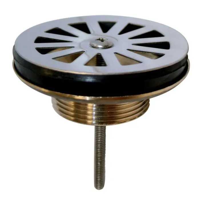 Marque Bonde évier Ø60 à grille plate en laiton – Wirquin Pro