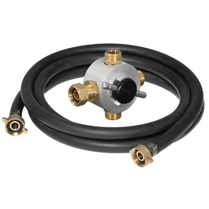 Haute Qualité Vanne d‘inversion de flux + flexible armé EPDM T100 1/2‘‘ (15/21) - Rems