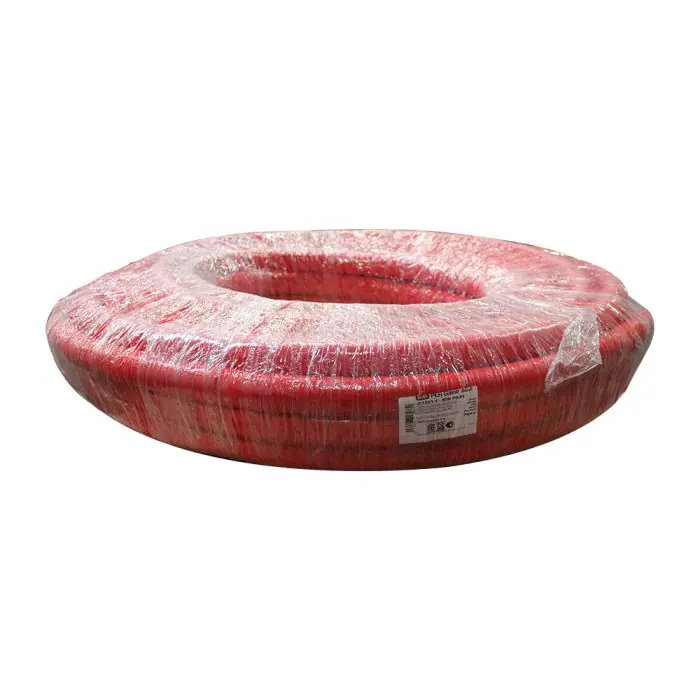 Promotion Saisonnière Tube PER prégainé isolé Rouge Ø12 - 50 mètres - Barbi Blansol