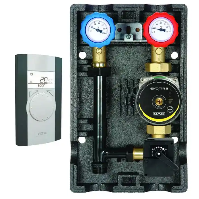 Groupe hydraulique MODULFIT mélangé et régulé avec circulateur et régulation RA20 - DN25 - Thermador Affaire À Saisir