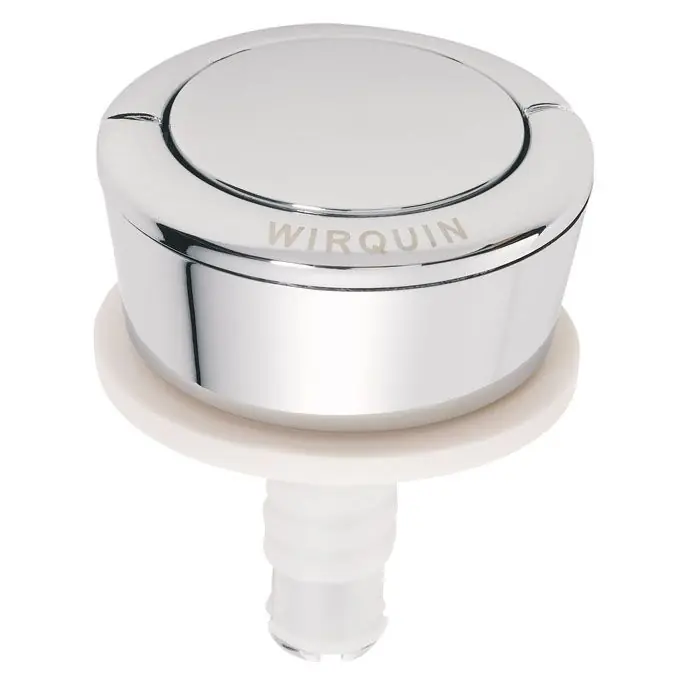 Soldes Bouton simple poussoir chromé pour mécanisme MW - Wirquin Pro