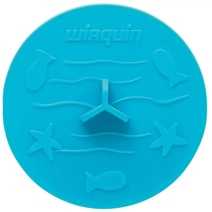 Bouchon universel FRISBY, pour baignoire, lavabo et évier Ø105 – Bleu turquoise – Wirquin Pro Jusqu&rsquo;à Épuisement Des Stocks