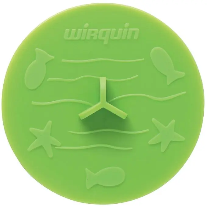 Bon Plan Bouchon universel FRISBY, pour baignoire, lavabo et évier Ø105 – Vert anis – Wirquin Pro