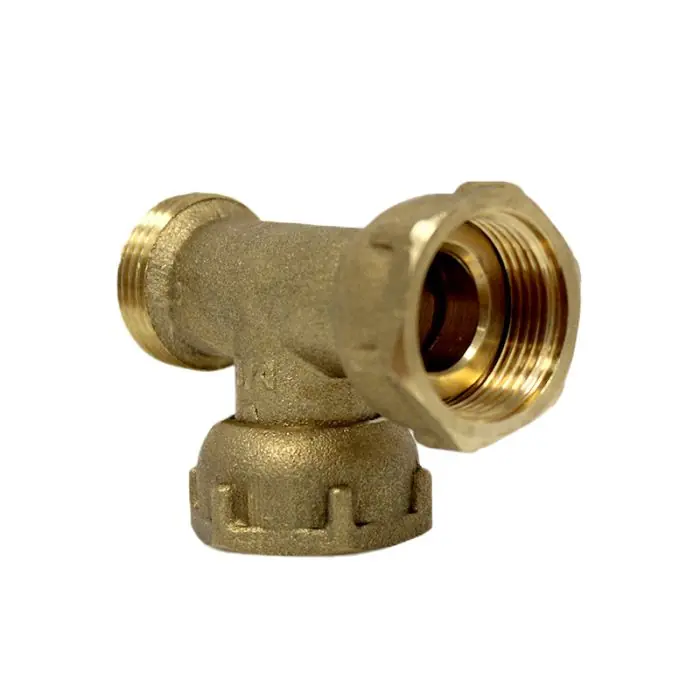 Té Mâle 3/4‘‘ (20/27) – Femelle écrou prisonnier 3/4&Prime; (20/27) – Femelle écrou prisonnier 3/4&Prime; (20/27) Prix Bas