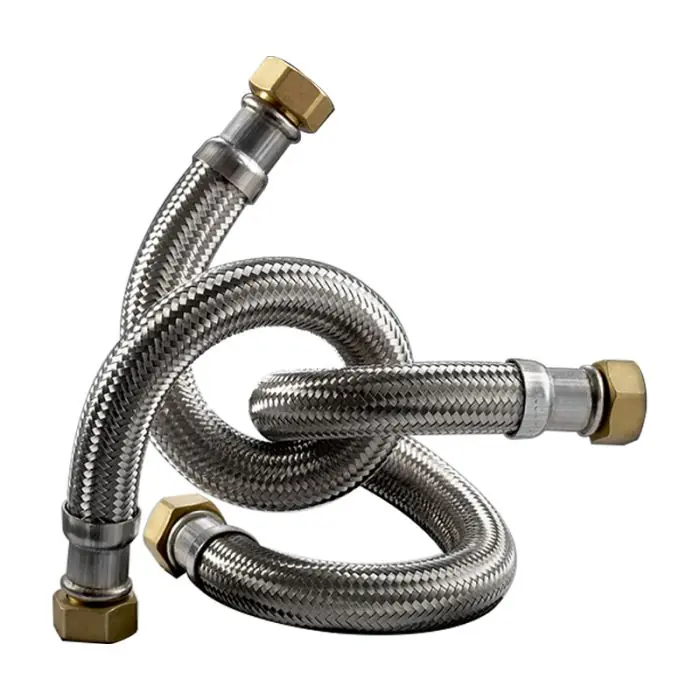 Expédié Aujourd&rsquo;hui Flexible sanitaire/chauffage Inox Øintér.19mm – Femelle/Femelle 3/4&Prime; – 500mm – EXTRA TWIST