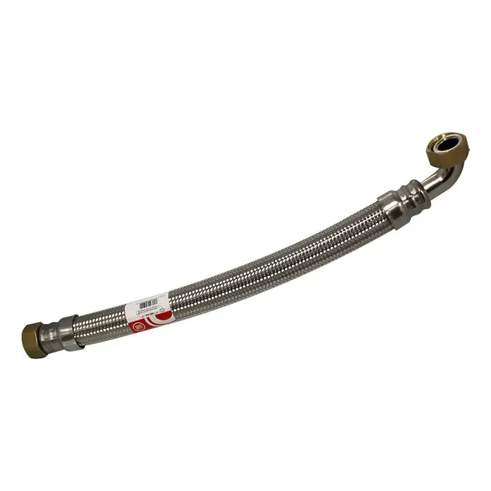 Achat Immédiat Flexible sanitaire/chauffage Inox Øintér.26mm – Femelle/coude Femelle 1&Prime;- 500mm – EXTRA TWIST