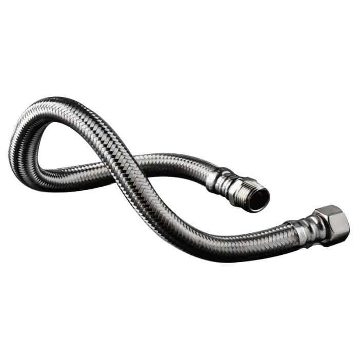 Achetez Aujourd&rsquo;hui Flexible sanitaire Inox Øintér.13mm – Femelle Mâle 1/2&Prime; (15/21) – 300mm – TAQ SUPER