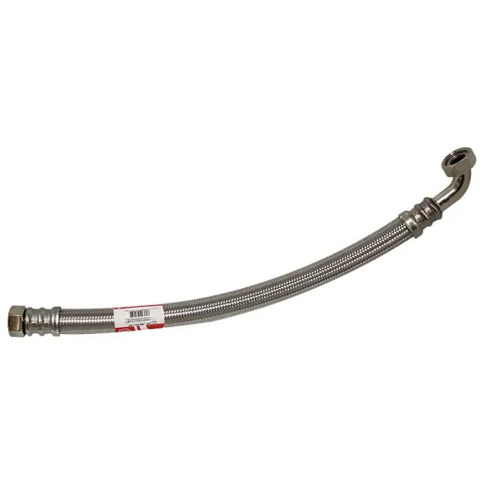 Usine Directe Flexible sanitaire coudé Inox Øintér.19mm-Femelle/Femelle 3/4&Prime;-500mm – TAQ EXTRA