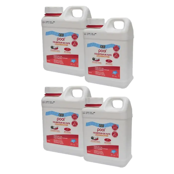 Acheter En Ligne Lot de 4 Colmateurs de fuites 1L POOL – GEB