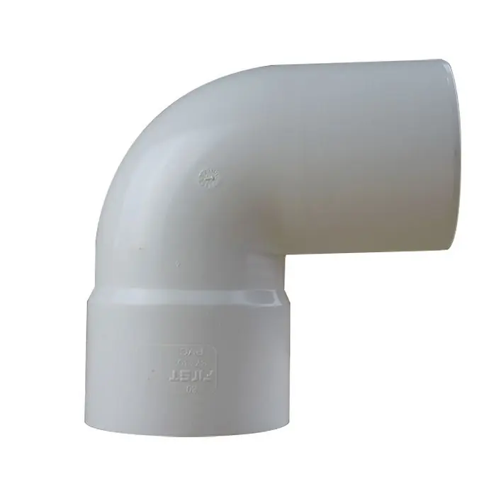 Expédié Aujourd'hui Coude PVC 87°30 mâle femelle pour tube de descente Ø80 - Blanc - First Plast