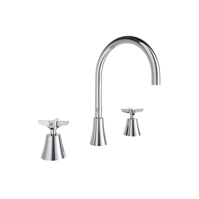 Mélangeur trois trous pour Lavabo, ADAGIO Chromé - 914201 Réduction