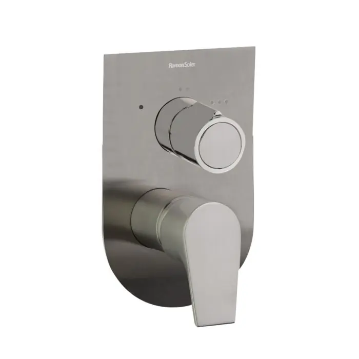 Prix Choc Mitigeur de douche à encastrer 3 voies URBAN CHIC, Nickel Brossé - 211503SNC