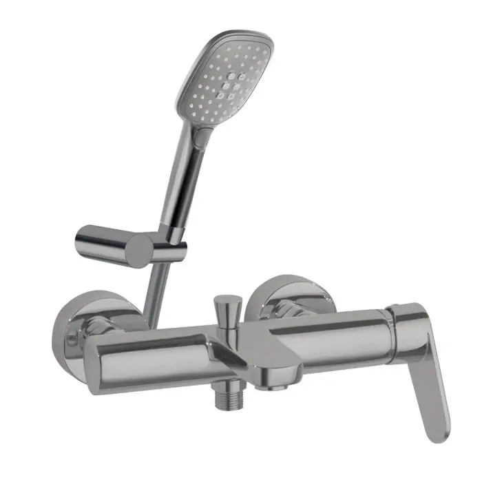Mitigeur bain-douche avec ensemble de douche ALEXIA Q3 Nickel Brossé – 360501Q3NC Achetez Aujourd&rsquo;hui