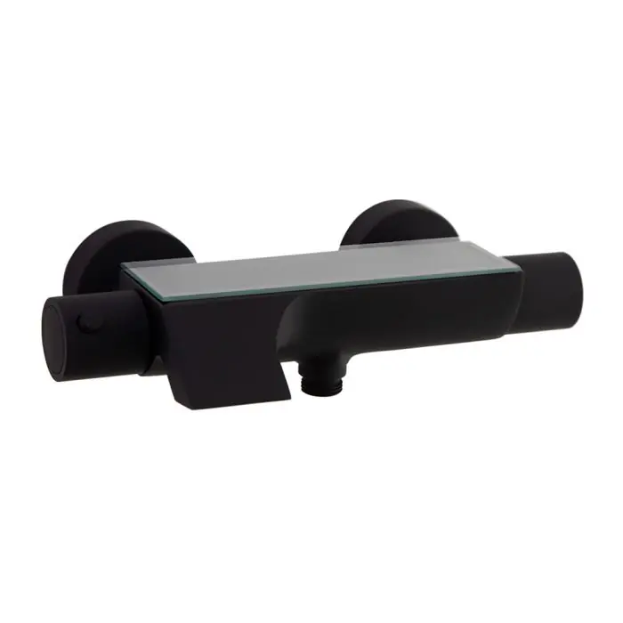Dernier Modèle Mitigeur thermostatique bain-douche URBAN CHIC Noir Mat – 213901SNM